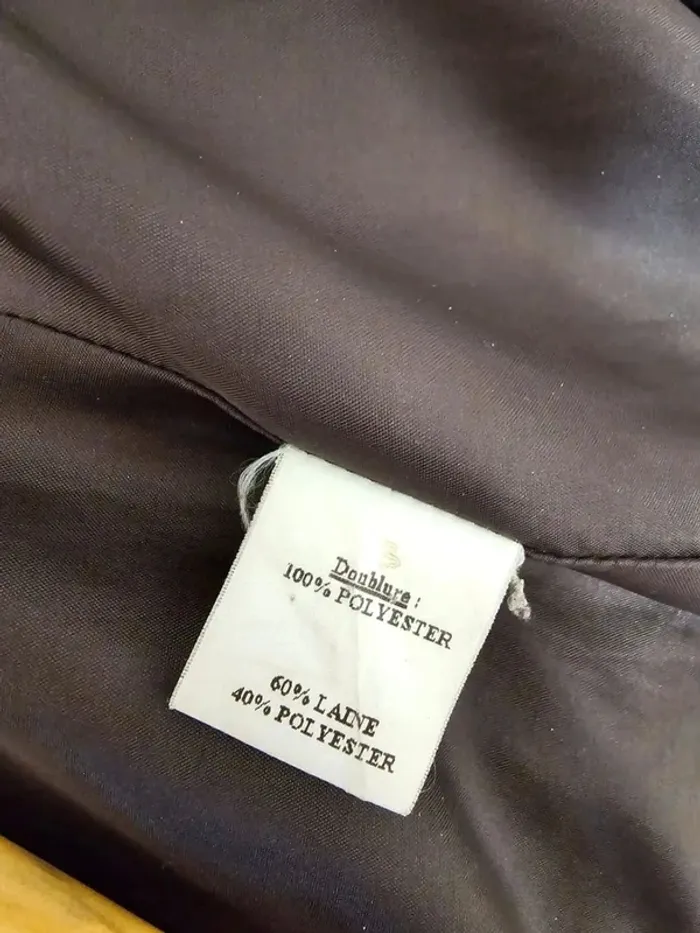 Manteau Femme Hétéroclite - Taille 3 (40 FR) - Motifs Originaux - Très Bon État - photo numéro 4