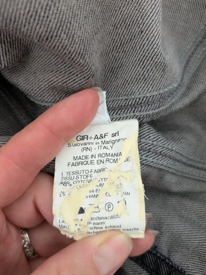 Veste en jean brodée - Marithé + François Girbaud - taille XS - photo numéro 9