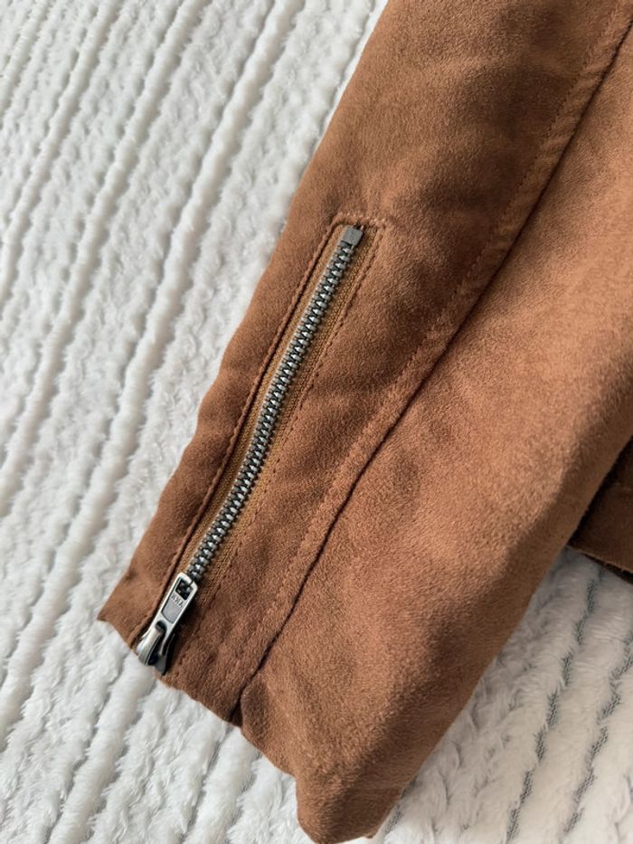 Très joli Perfecto brun / Taille 40 - photo numéro 8