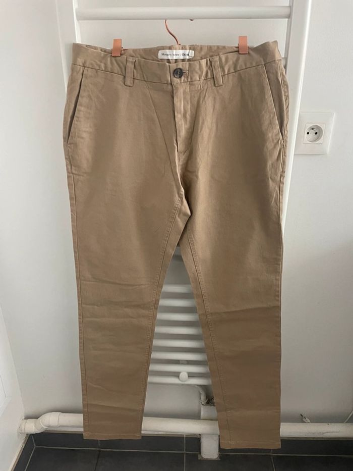Pantalon chino beige - Monoprix - taille 42