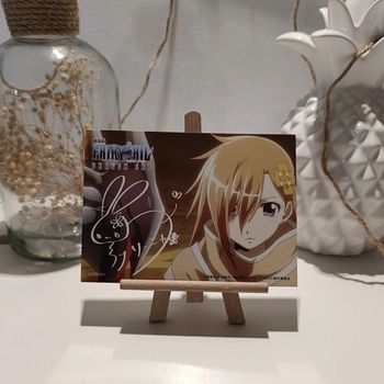 Manga Fairy tail dragon cry carte Dédicacé