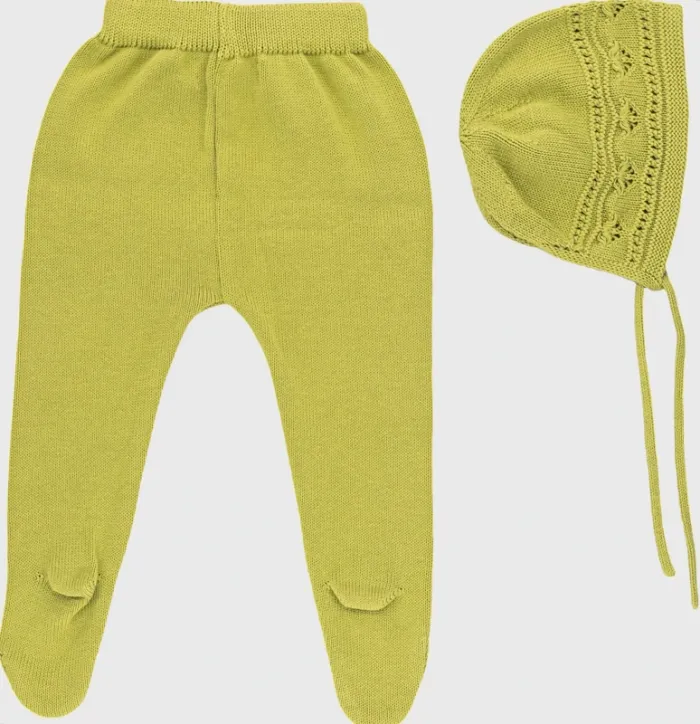Ensemble Bonnet + Legging 3 mois Bonnet à Pompon - photo numéro 2