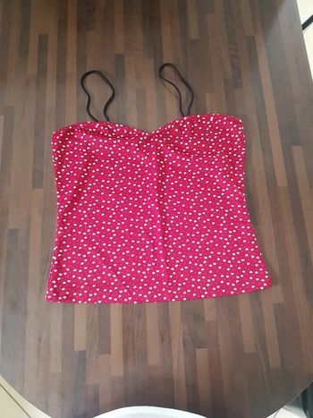 Debardeur  bordeaux neuf taille 38