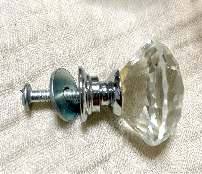 Lot de 10 poignées courte style diamant bon état