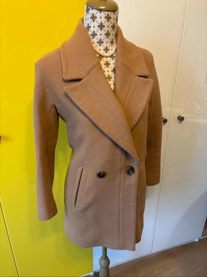 Manteau Camel Femme Massimo Dutti