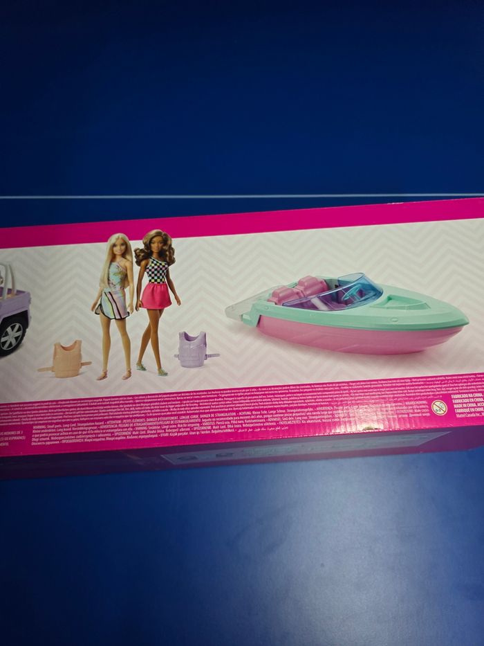 Barbie Barbie Gift Set 2 dolls, boat & Jeep (GXD66) - photo numéro 5