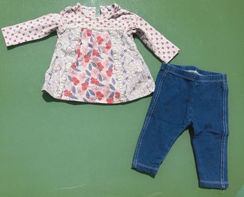 Ensemble fille 3 mois