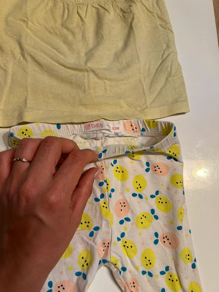 Ensemble été fille 9/12 mois - photo numéro 4