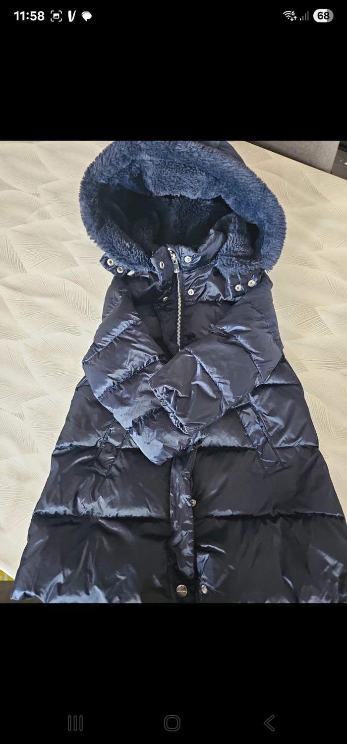 Doudoune hiver fille taille 3 ans jacadi - photo numéro 2