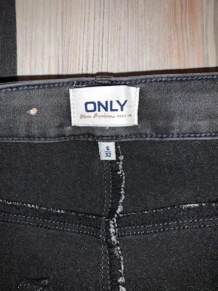 Jean Only skinny gris femme – Taille haute S/34 only & stretch, ultra flatteur - photo numéro 4