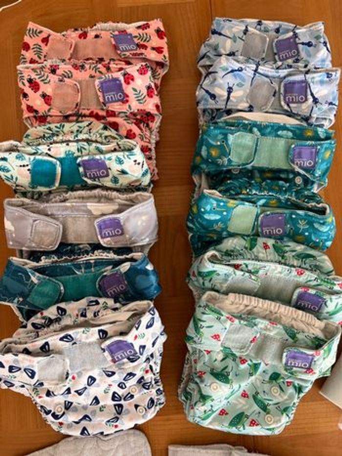 Lot 12 couches lavables TE1 Bambino Mio
