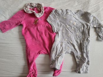 Lot 2 grenouillères 3 mois