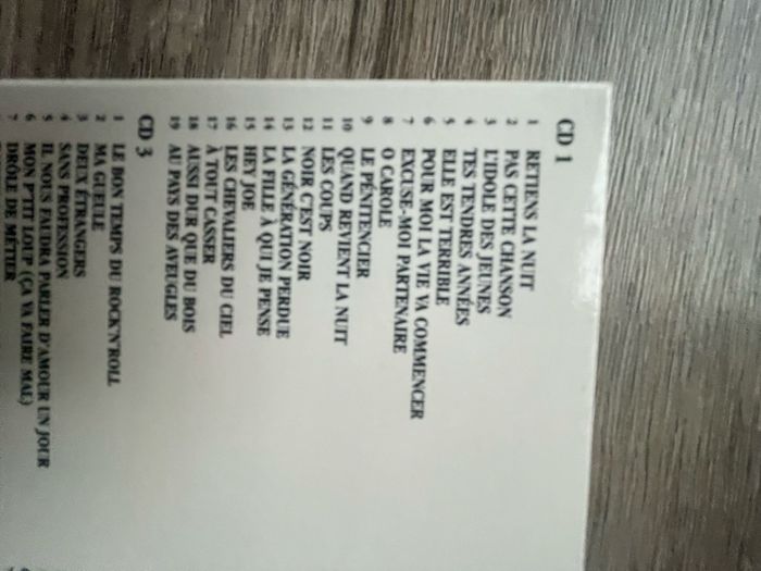 Cd de Johnny Hallyday - photo numéro 5