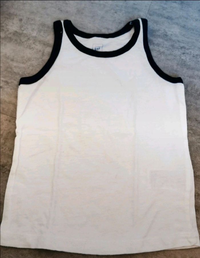Débardeur blanc bébé garçon 2 ans GAP