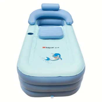 Baignoire Gonflable Adulte 160cm – Pliante & Portable, Spa Relaxation en PVC