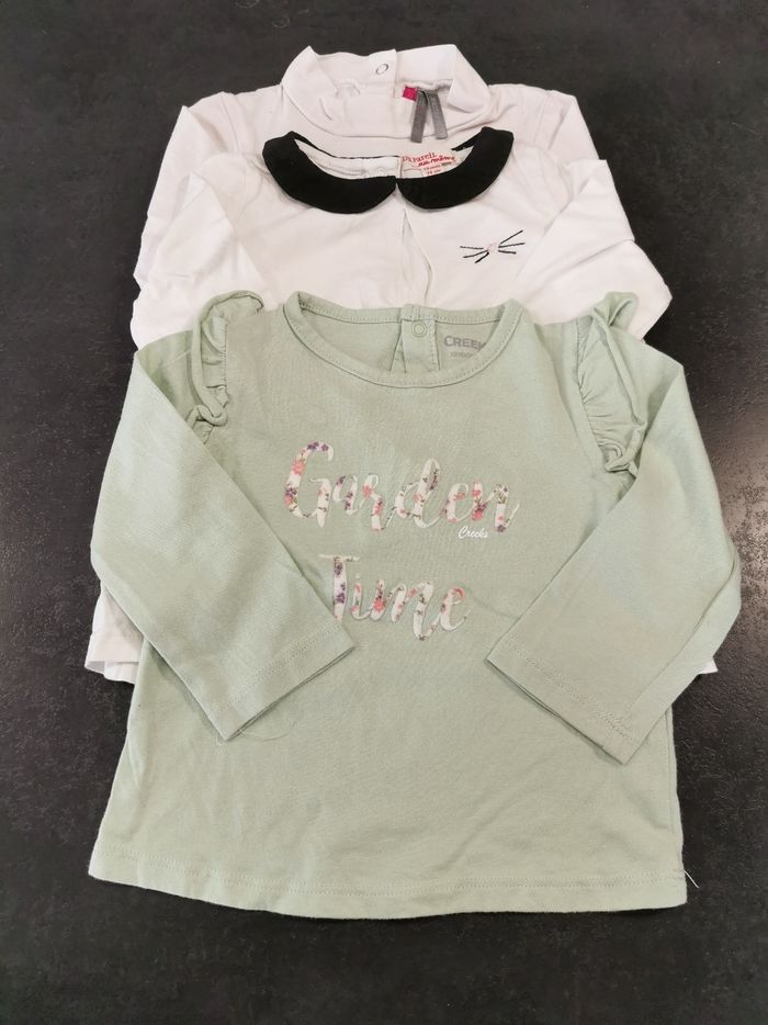 Tee-shirt manches longues 12 mois