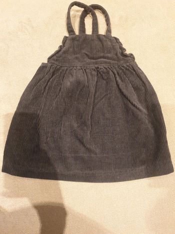 Robe salopette velour kiabi