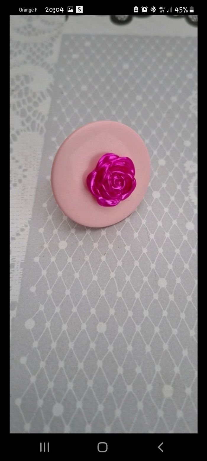 Bague rose
