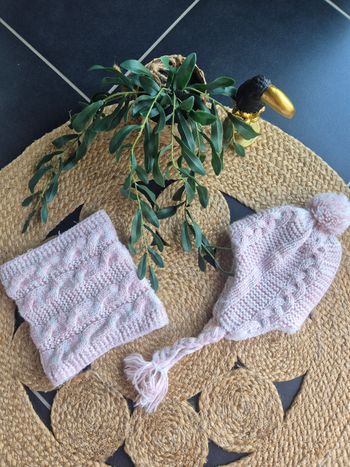 Ensemble snood bonnet