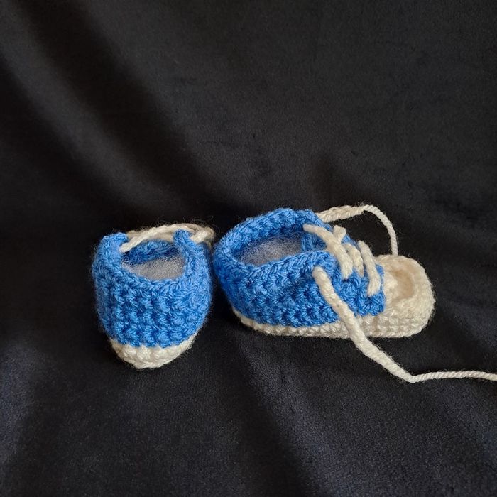 Petite basket pour bébé au crochet - photo numéro 3