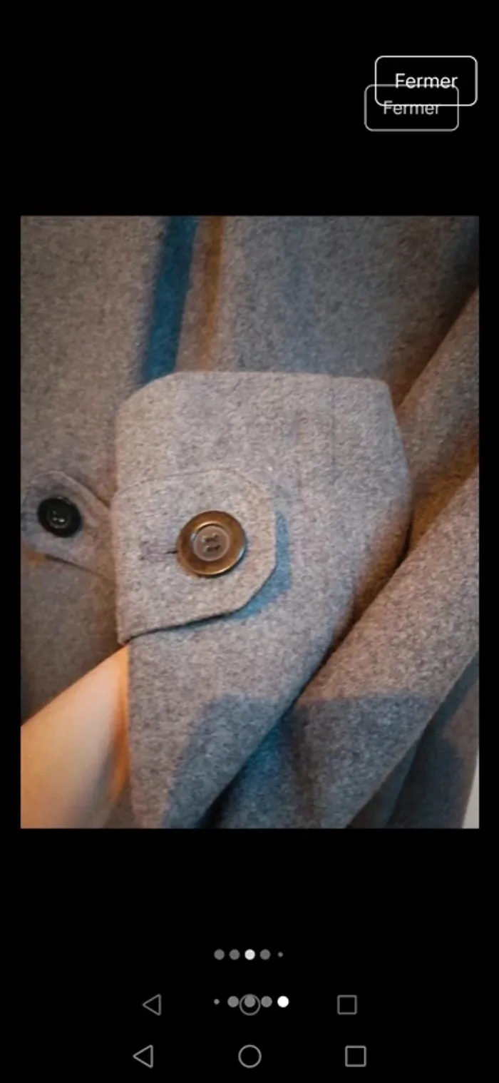 Manteau gris 40 - photo numéro 4