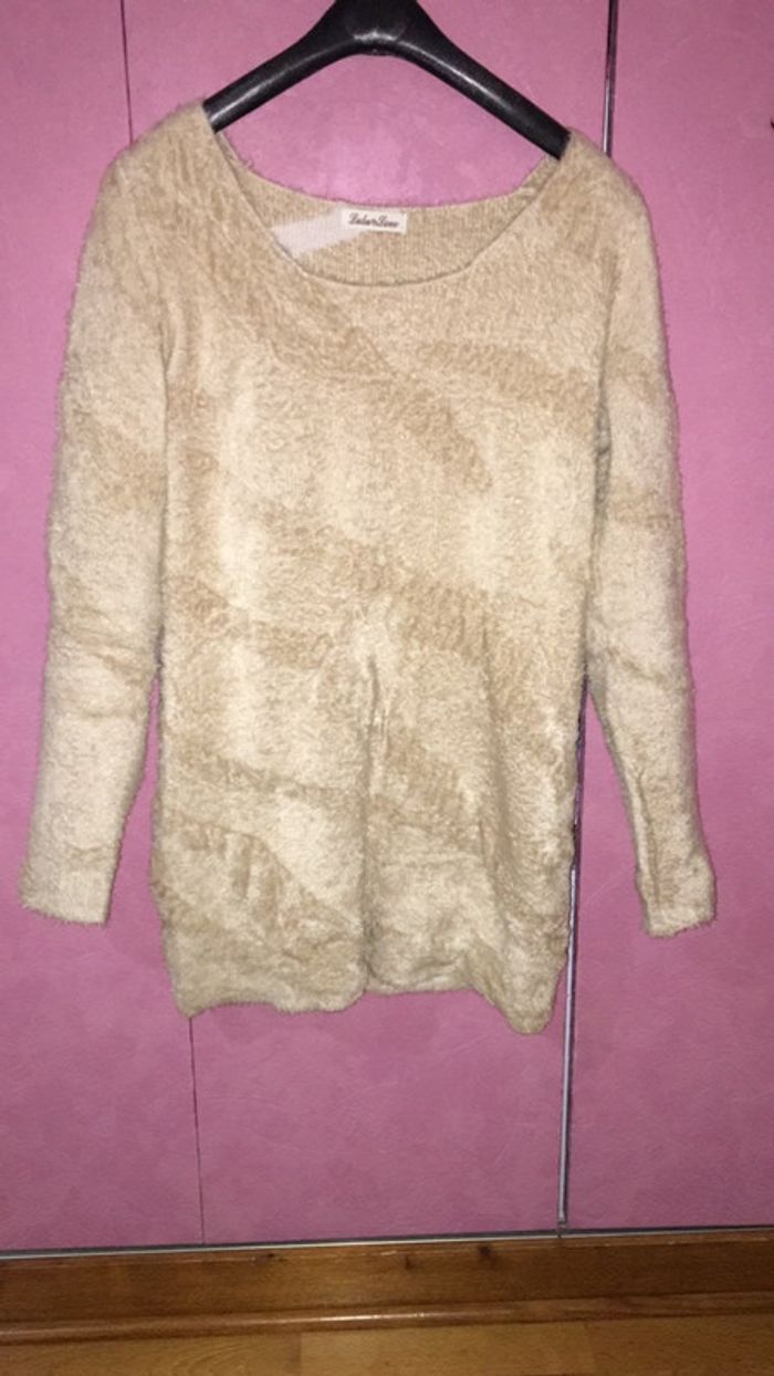 Pull marron très clair