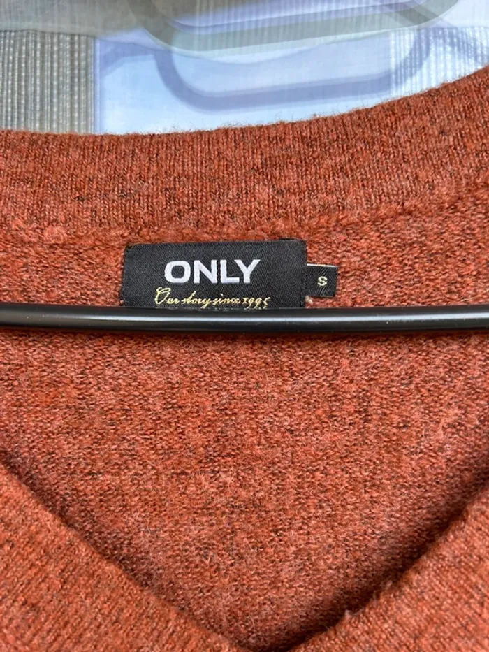 Pull orange rouille - photo numéro 2