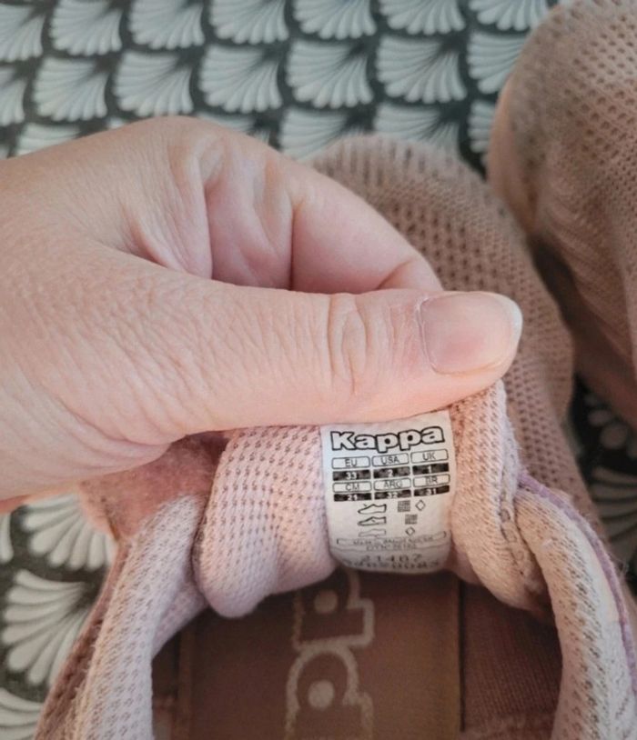 Baskets Kappa en 33 roses - photo numéro 3