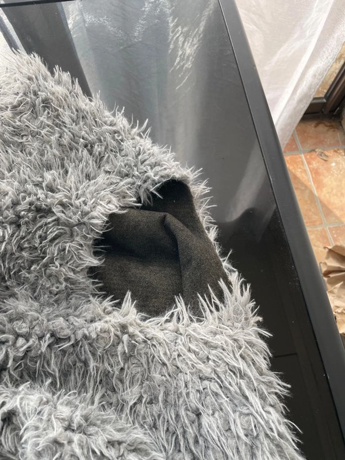 Gilet sans manches fausse fourrure, taille 38 - photo numéro 6