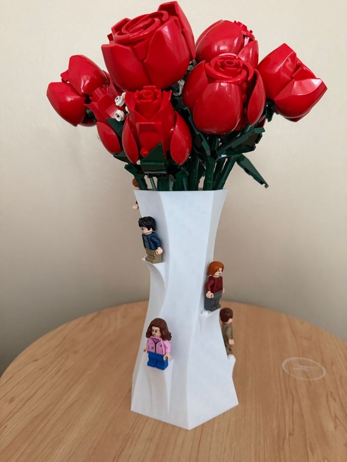 Vase idéal fleurs lego 3D - photo numéro 3