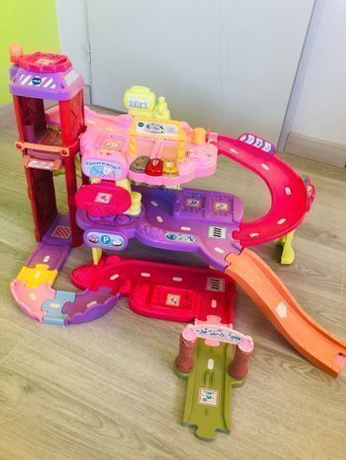 Garage auto tut tut bolides rose vtech - jeu fille - photo numéro 9