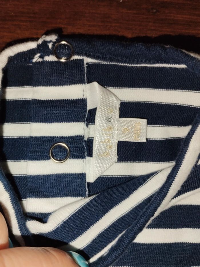 Robe bleu et blanc 9mois - photo numéro 2