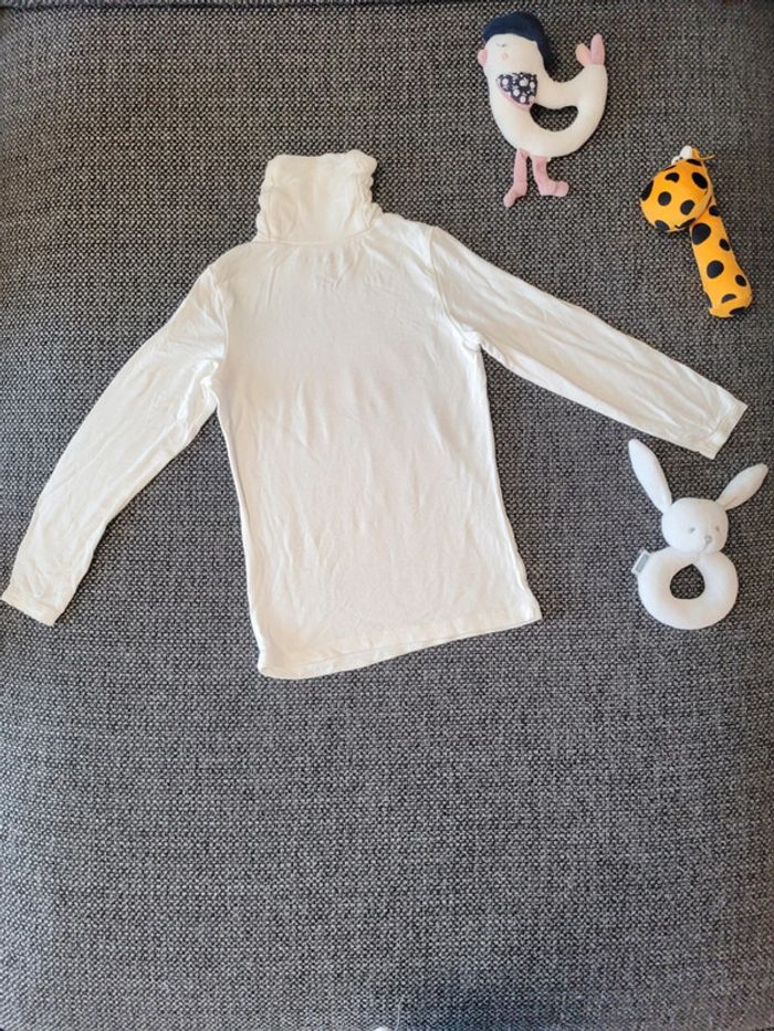 T-shirt col roulé fille 3 ans - photo numéro 3