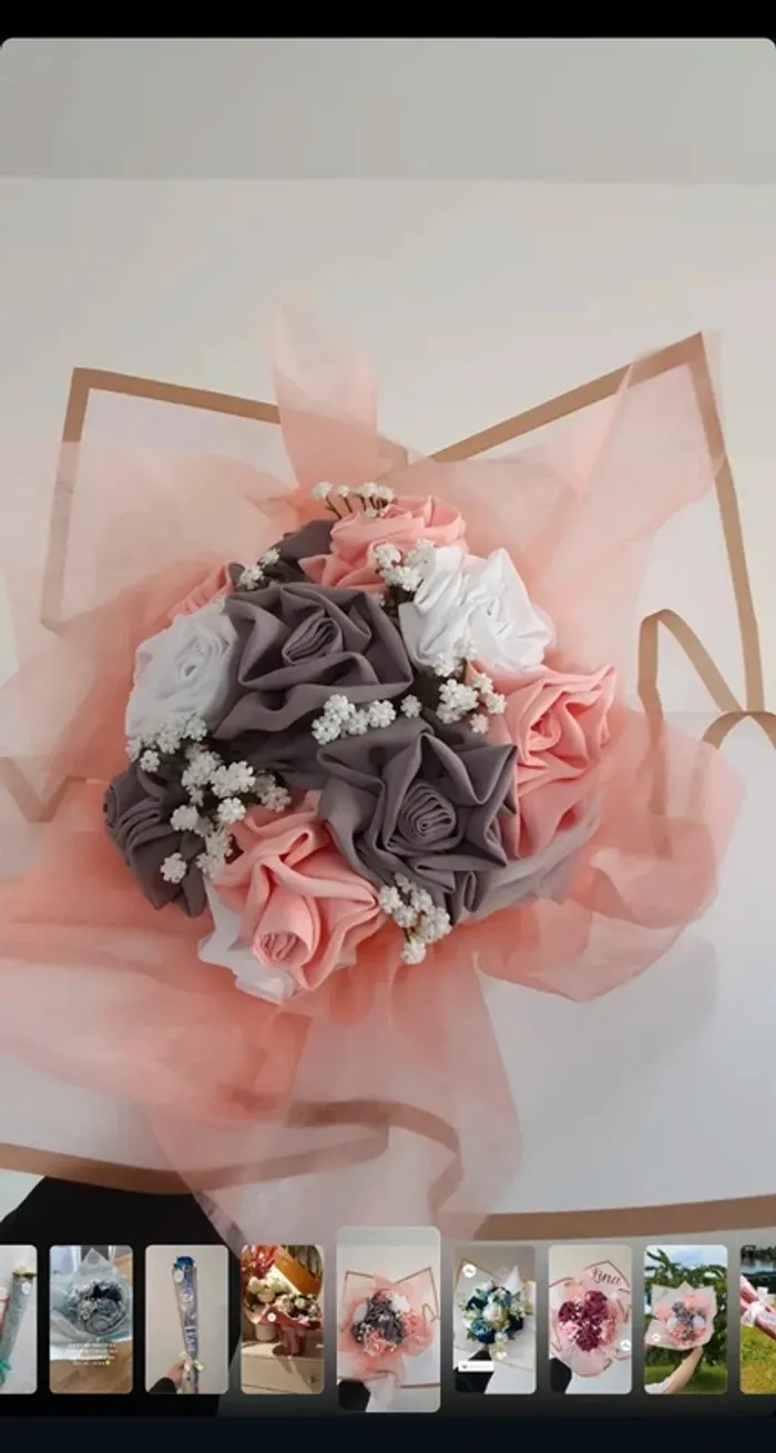 Bouquet de hijabs soie de Médine ou Jersey prémium - photo numéro 11