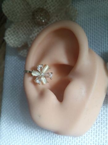 Clip oreille fleur