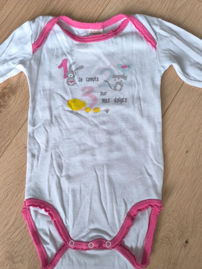 Lot de 8 bodies manches longues fille Petit Béguin + divers marques + 6 offerts - 18 / 24 mois 86 cm - photo numéro 14
