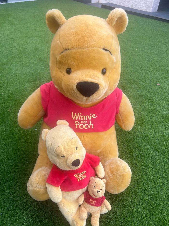 Grosse moyenne petite Peluche Winnie l’ourson - photo numéro 2