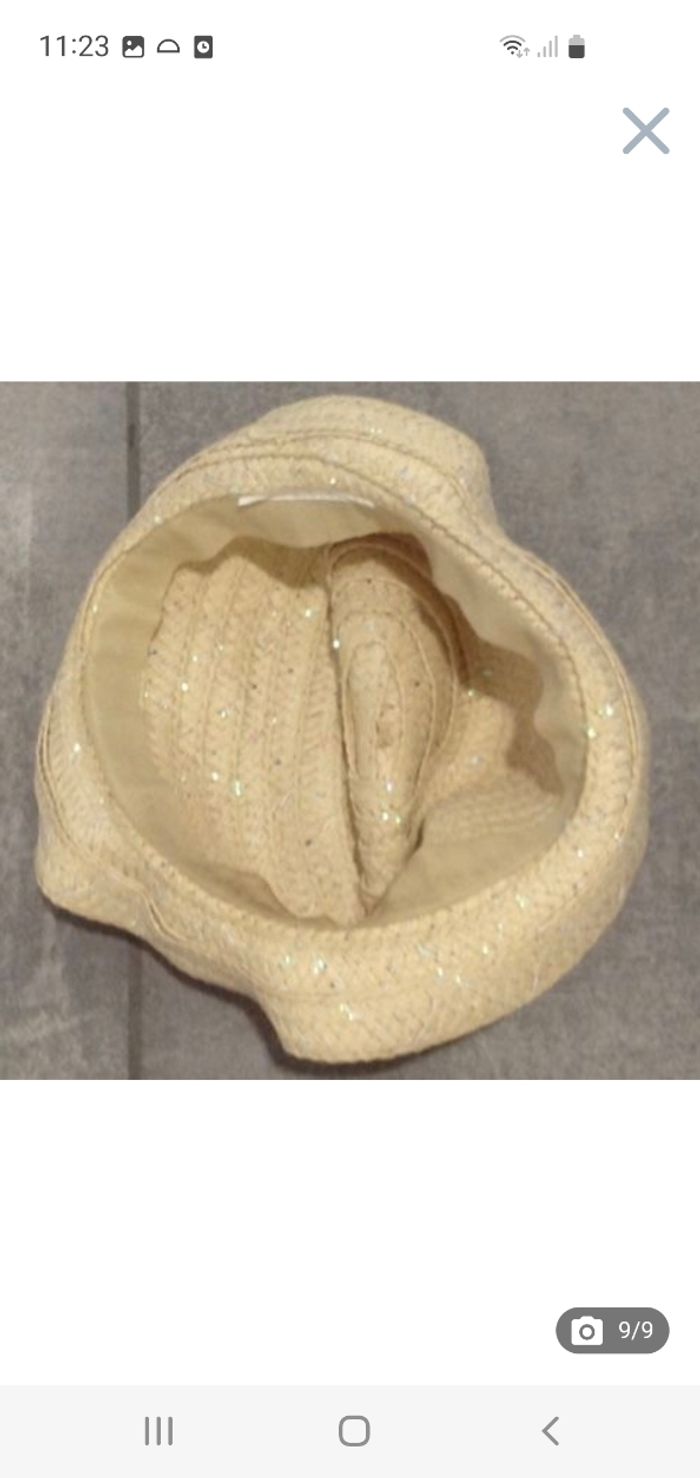 Chapeau de paille fille 10-12 ans - photo numéro 9