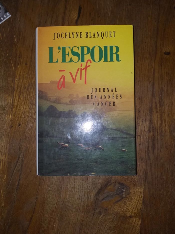 L'espoir à vif Jocelyne Blanquet