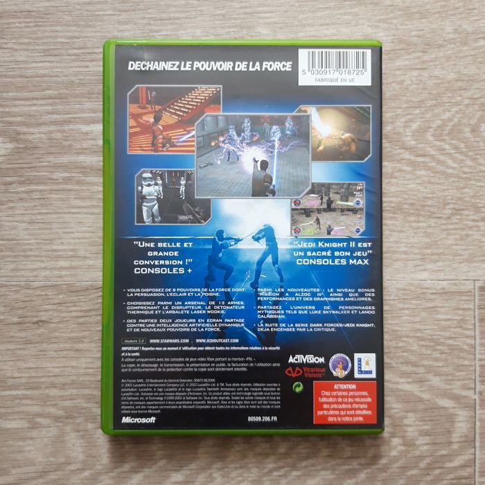 Star wars jedi outcast knight II jeu Xbox - photo numéro 2