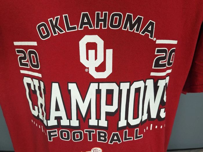 T-shirt imprime blue84 - Champions de Football – Oklahoma Sooners 2020 (505) - photo numéro 3