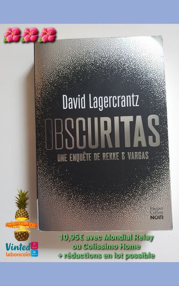 David Lagercrantz (Auteur) Obscuritas une enquête de Rekke & Vargas