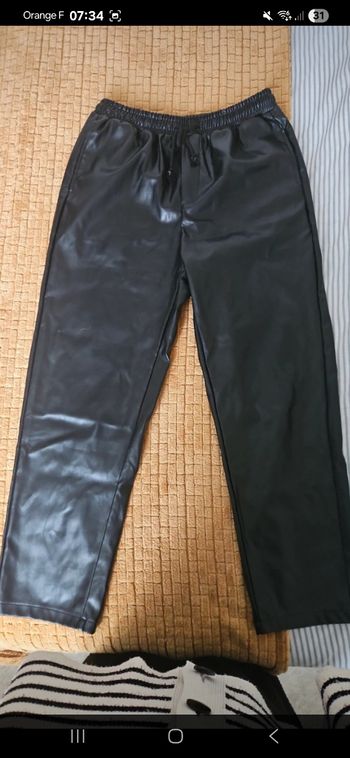 Pantalon simili cuir 