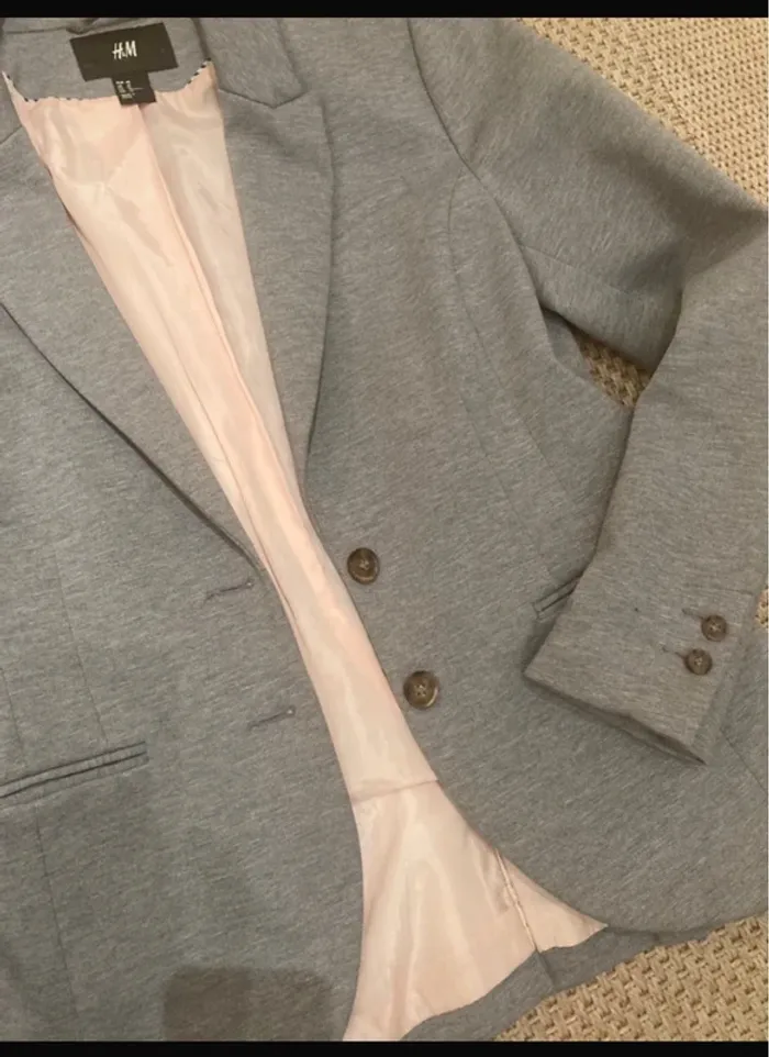 Veste blazer gris - photo numéro 2