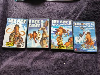 4 dvd L'âge de glace 