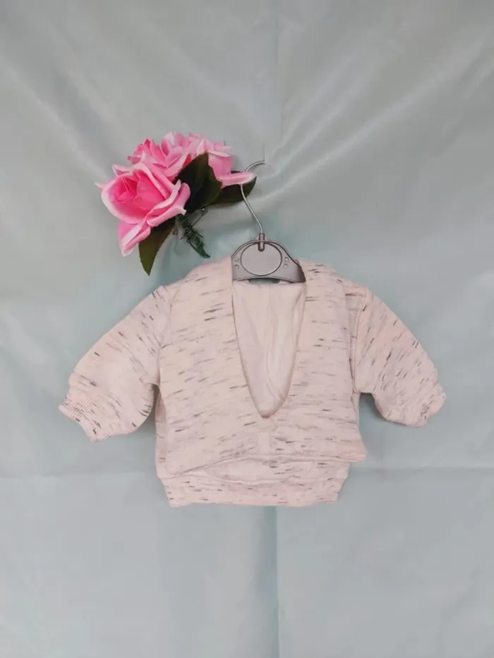 Gilet zippé à capuche mixte kiabi 1 mois - photo numéro 4