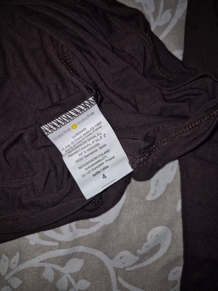 Haut cache cache marron - photo numéro 6