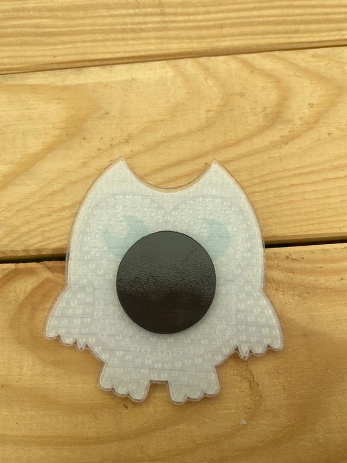 Magnet hibou 🦉 en Diamond painting - photo numéro 2