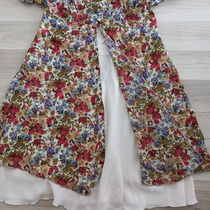 Robe longue à motifs avec doublure C&A taille 36 - photo numéro 7