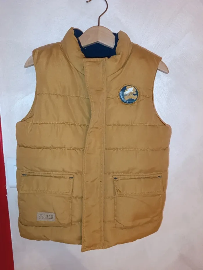 Doudoune sans manches Lulu Castagnette taille 4 ans